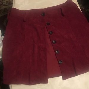 Corduroy skirt